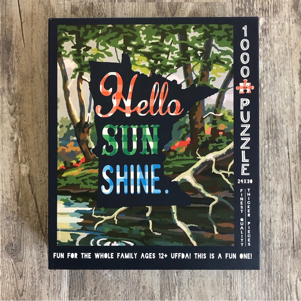 Hello Sun Shine Minnesota Puzzle - 1000 pieces